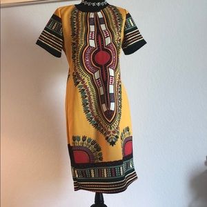 Tribal shirt dress